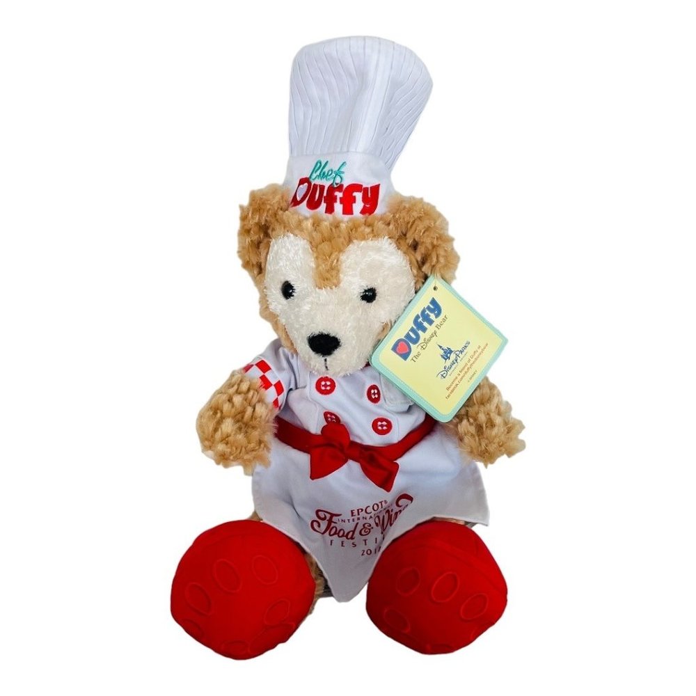 Disney Parks Chef Duffy the Disney Bear 2014 Epcot Food and Wine Festival Plush
